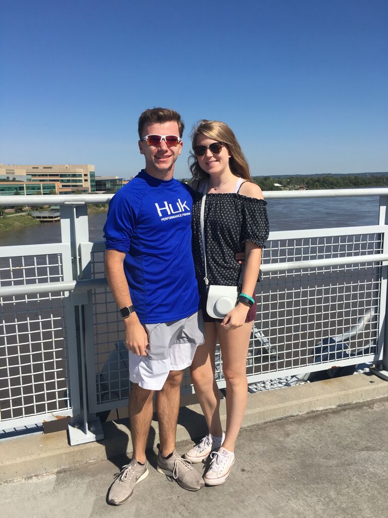 After high school we did 5 years of long distance - this was Alex’s first (of many) trips to Omaha to visit!