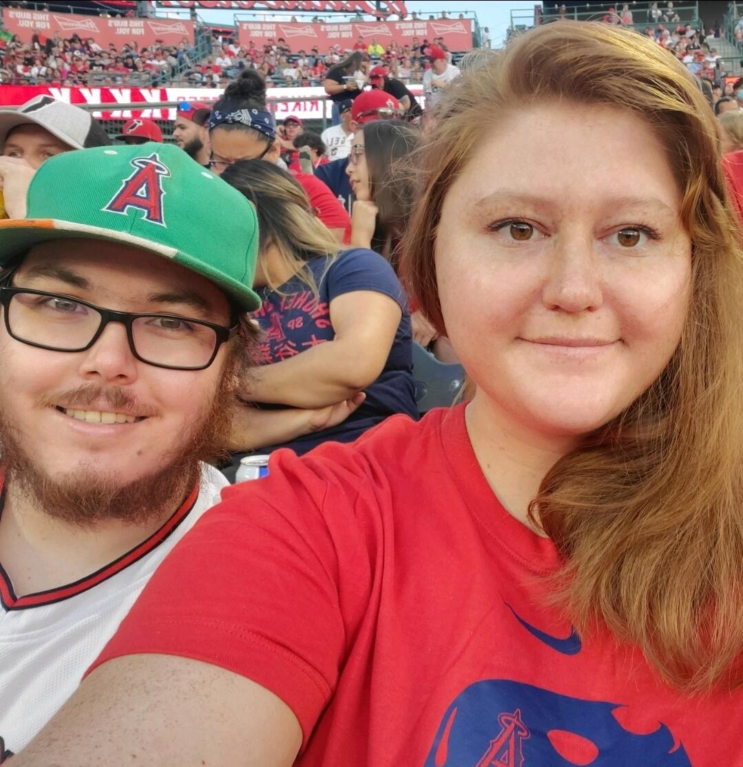 Always a good time for an Angels game! GO HALO'S!