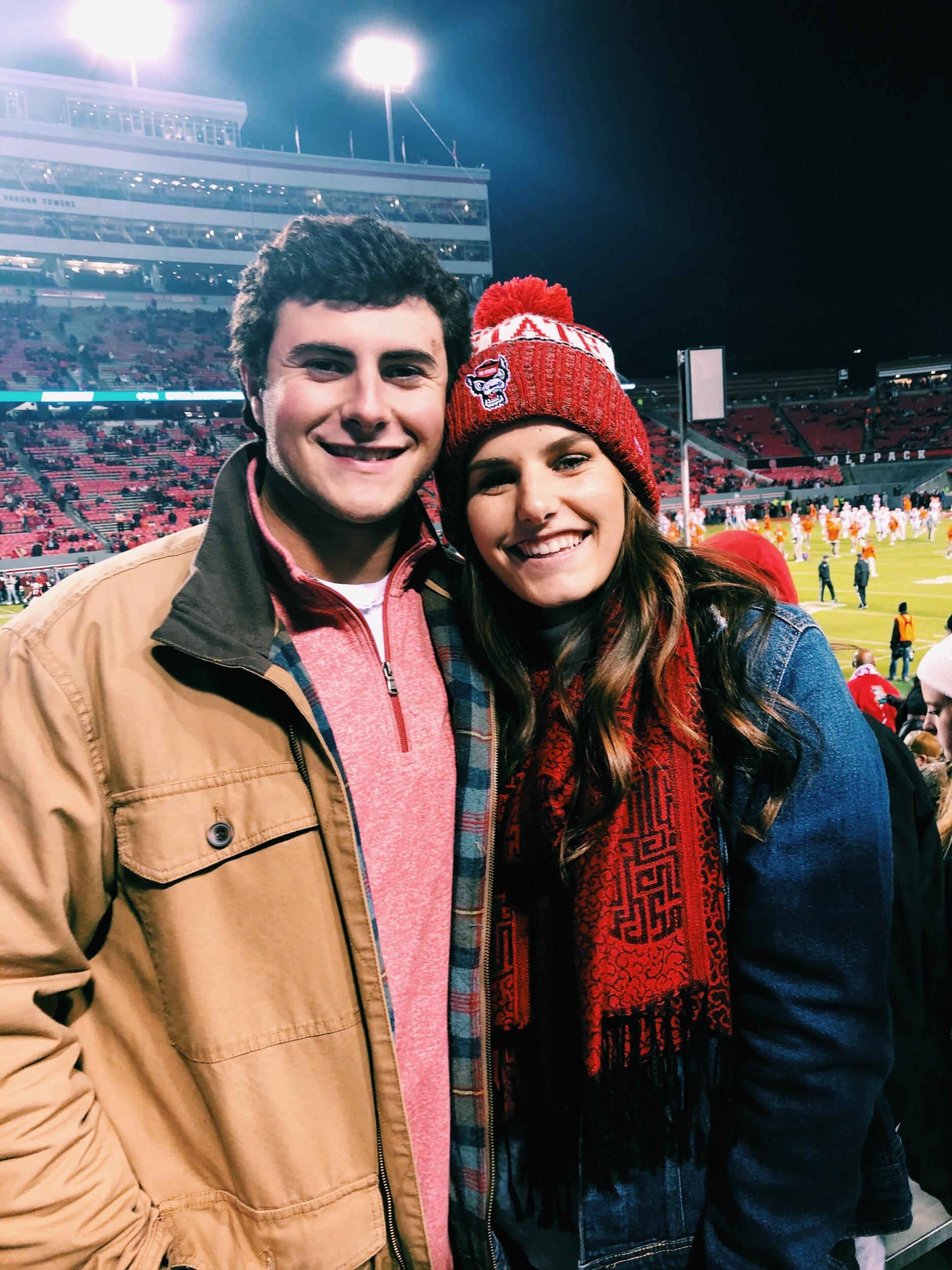 First football season in Carter-Finley. Becky's freshmen year and Cameron's sophomore year. 