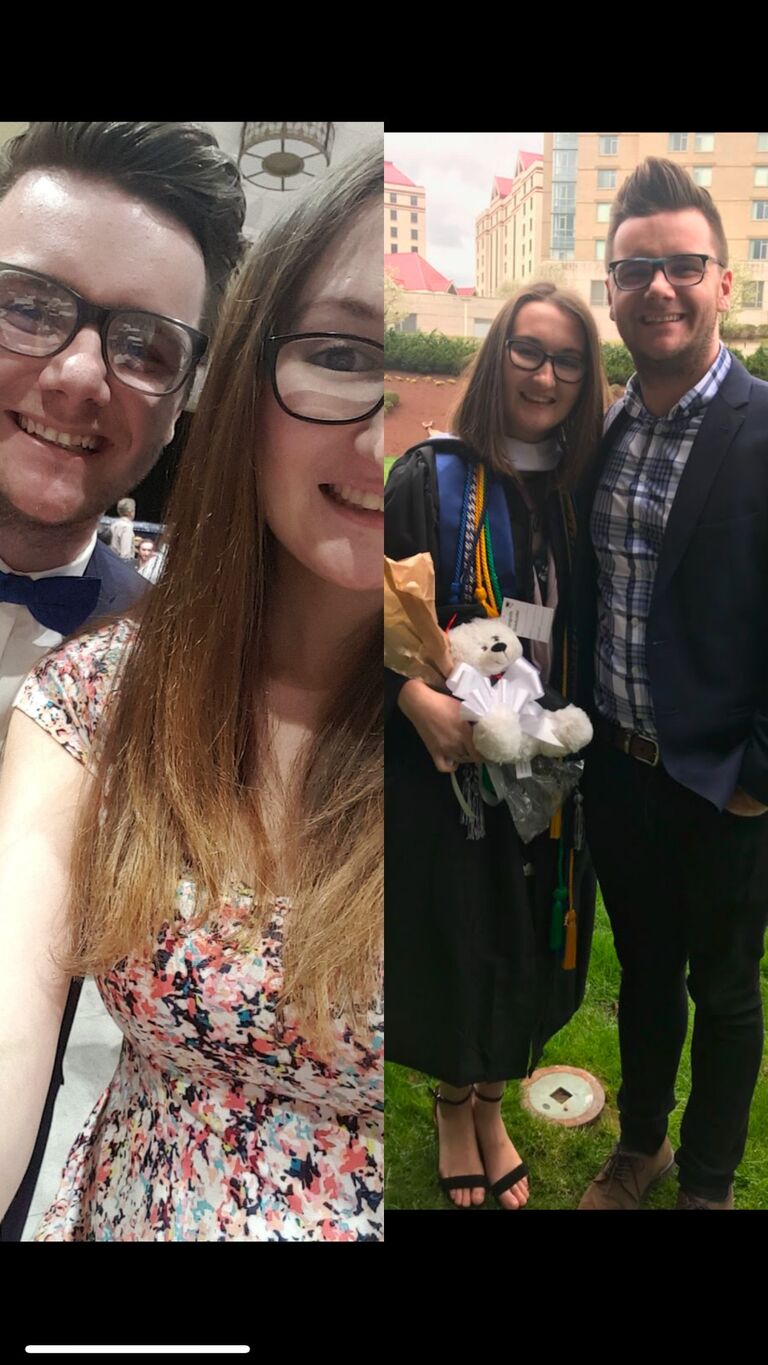 We had so much fun throughout our college years! From meeting each others friends and family to going on dates and seeing countless concerts, we made it all the way to celebrating our respective graduations! H2P!