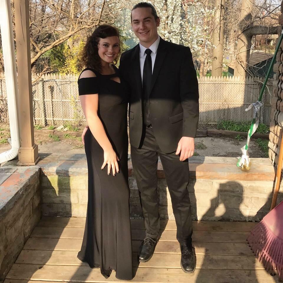 Matthew invites Sydney to his house for NYE, 2017, at the beginning of their freshman year of college. Matt was living in Detroit and attending Wayne State University, and Sydney in Ann Arbor at the University of Michigan. They started exploring Ann Arbor and Detroit together.