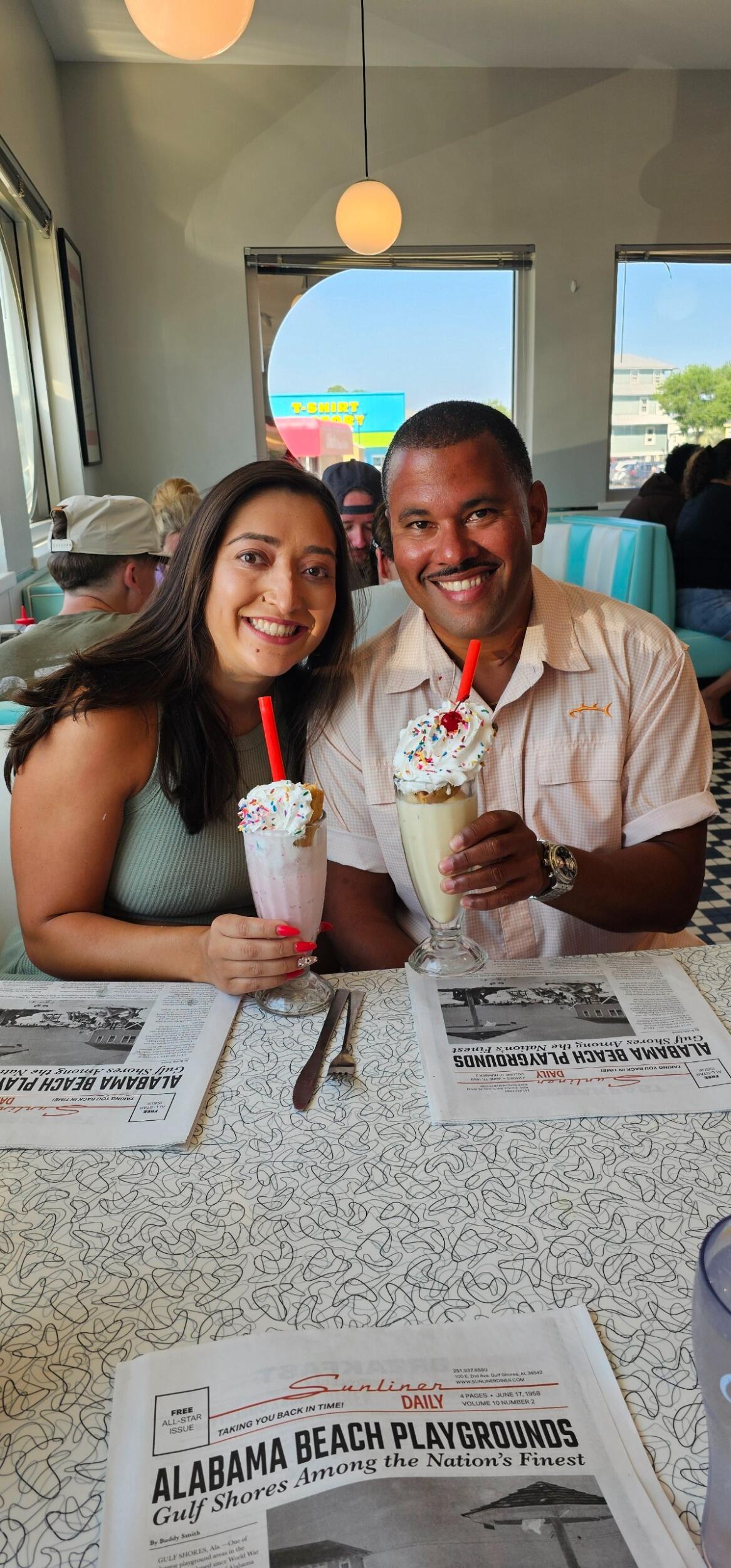 Labor Day... Milkshakes on our beach trip