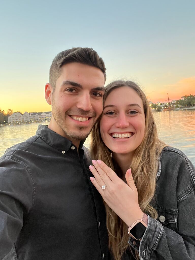 Right after Nick proposed!
