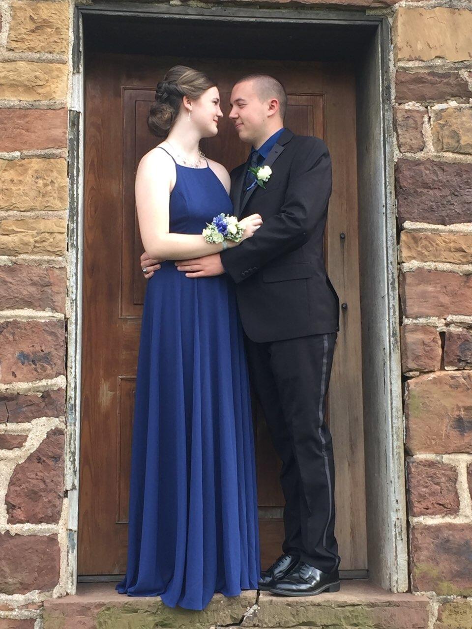 They went to a total of 7 school dances together and made countless memories while dating through high school!