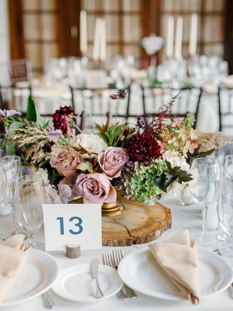 38 Fall Wedding Centerpieces That Make a Vibrant Statement