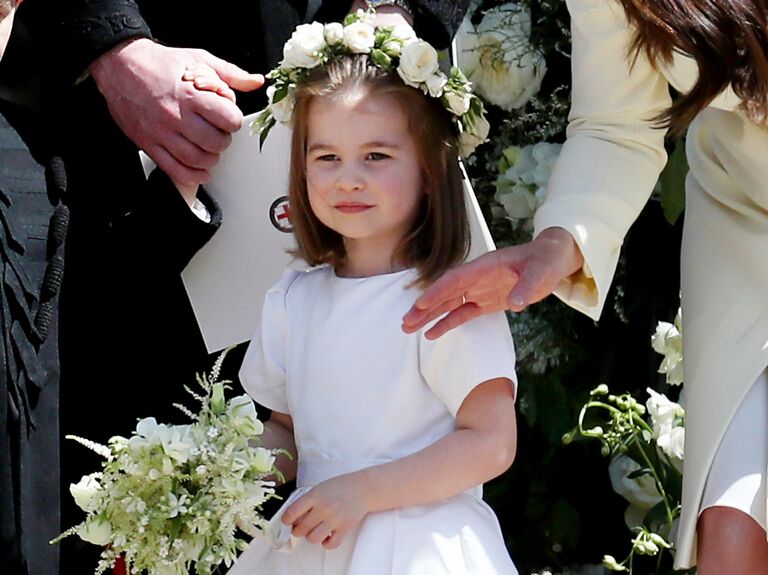 Princess Charlotte at Royal Wedding