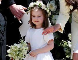 Princess Charlotte at Royal Wedding