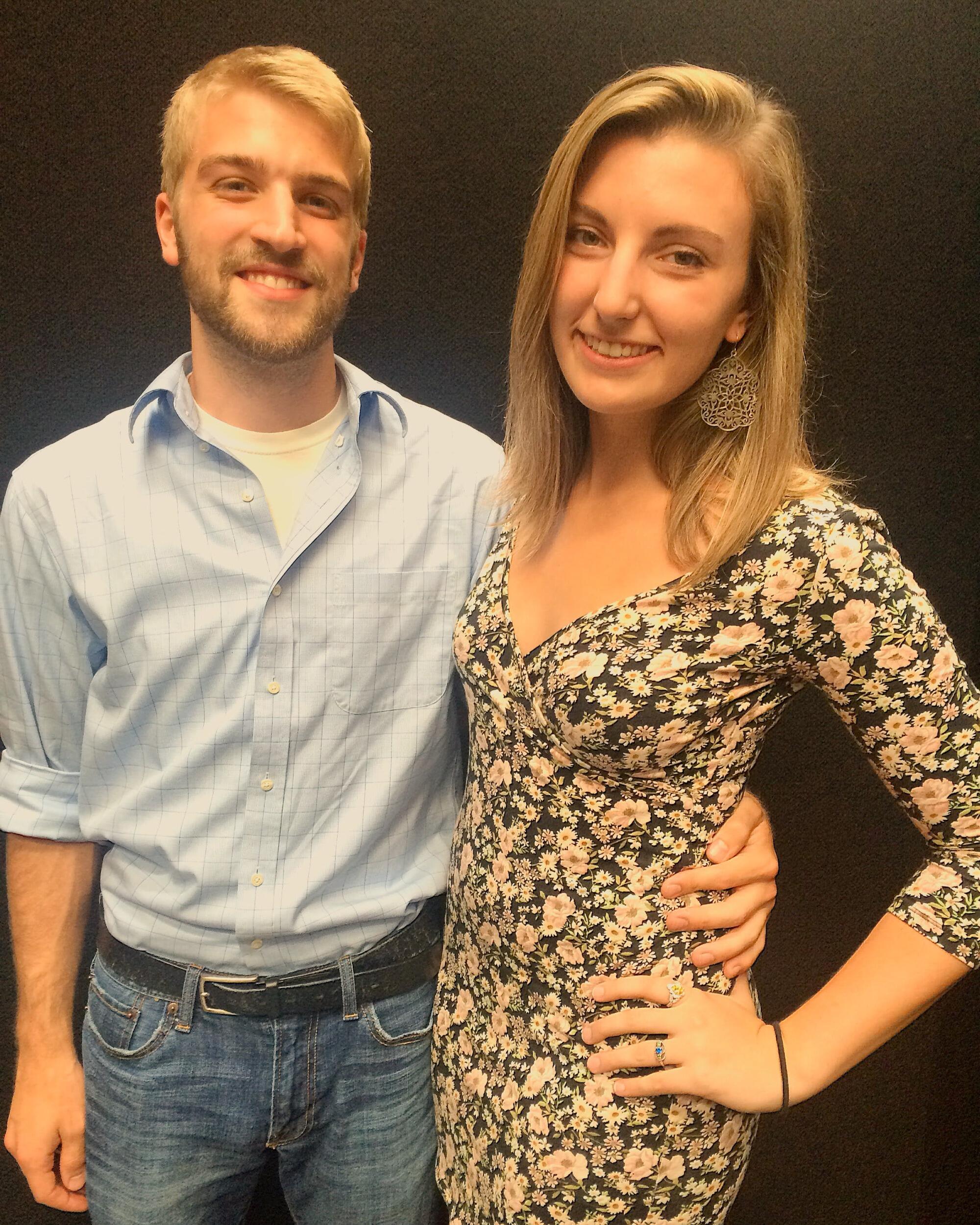 Junior year finals presentations. John asked Sam to be his girlfriend the next day (8/16) before she got on a plane for a week long family trip.