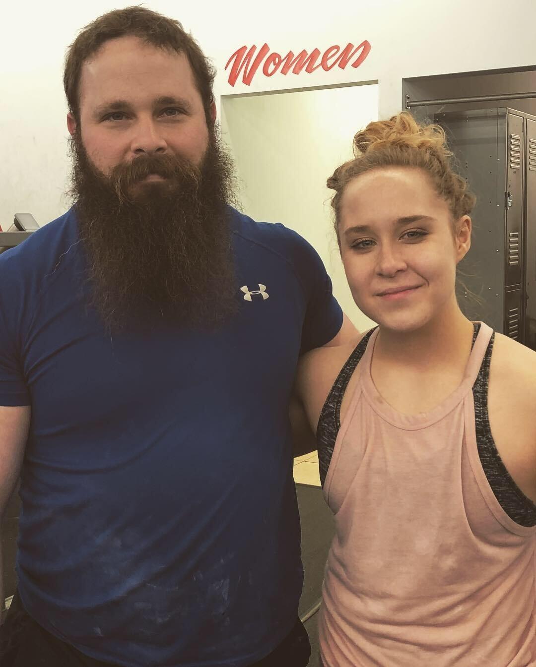 our first ever picture together...we weren't dating yet, but the awkward gap between us depicts the nervousness we both felt standing next to each other.