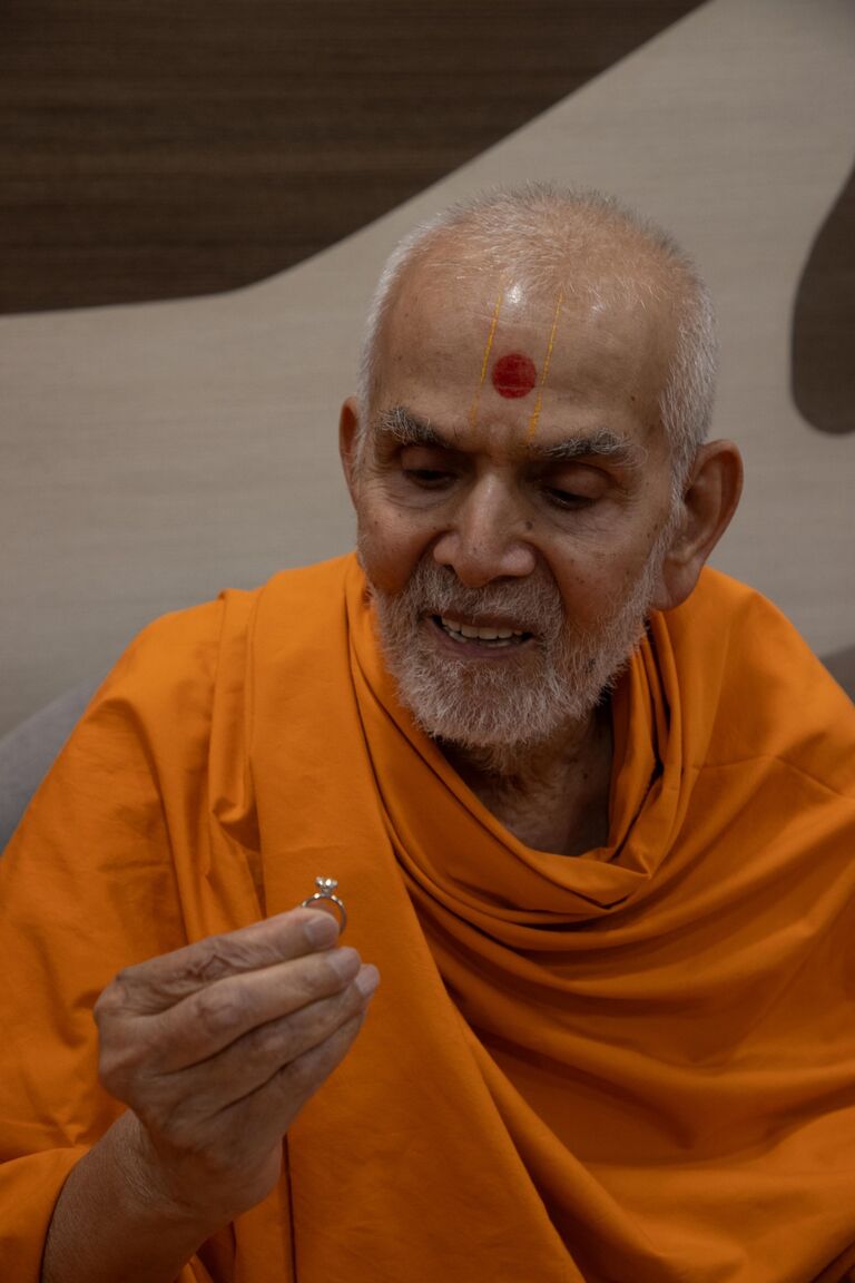 Blessing From Bapa for Jacika's Ring