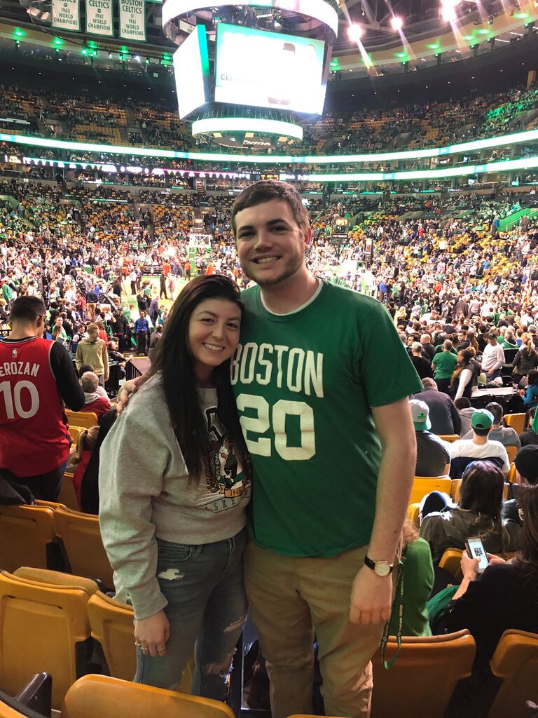 Dylan and Mariana met on NYE ('17-18) and started dating March 23rd, 2018. Their first date as a couple was the Celtics Game vs. the Toronto Raptors.