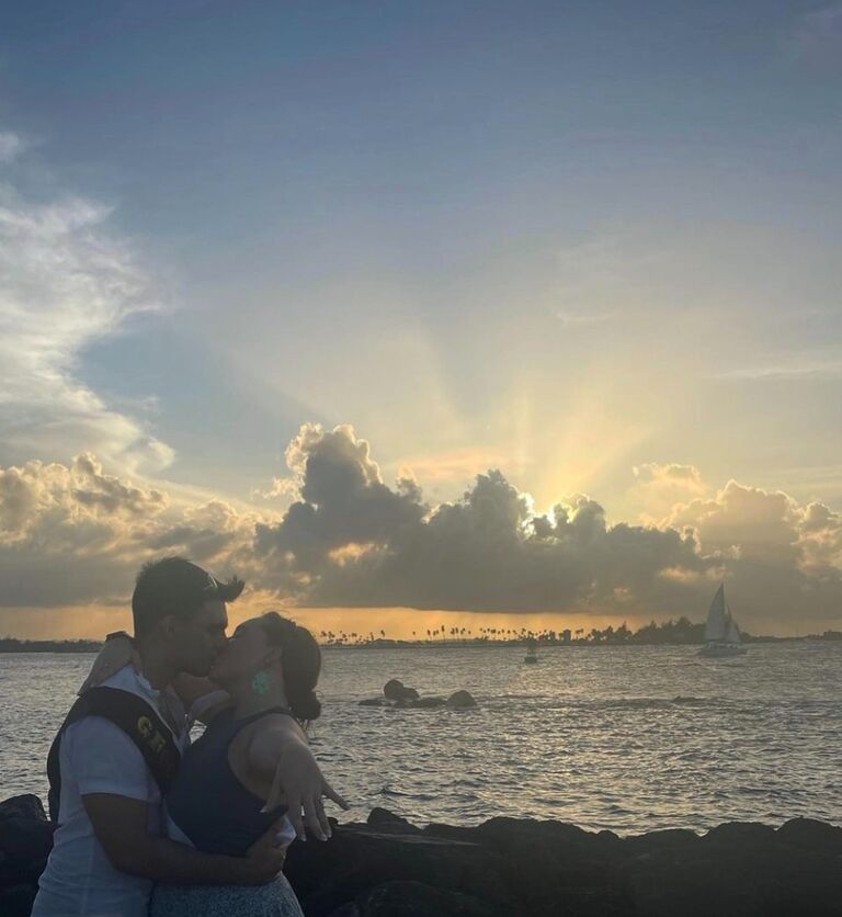 Before Broadway, they finally got themselves back to Puerto Rico after 4 years. After a few days of exploring their favorite island they found themselves in that very same spot from 2018. Through weeks of planning Dan and their friends orchestrated the most beautiful and intimate proposal. As they went over to re create the photo from 2018 Shelly turned around, Dan got down on one knee and the rest is history!