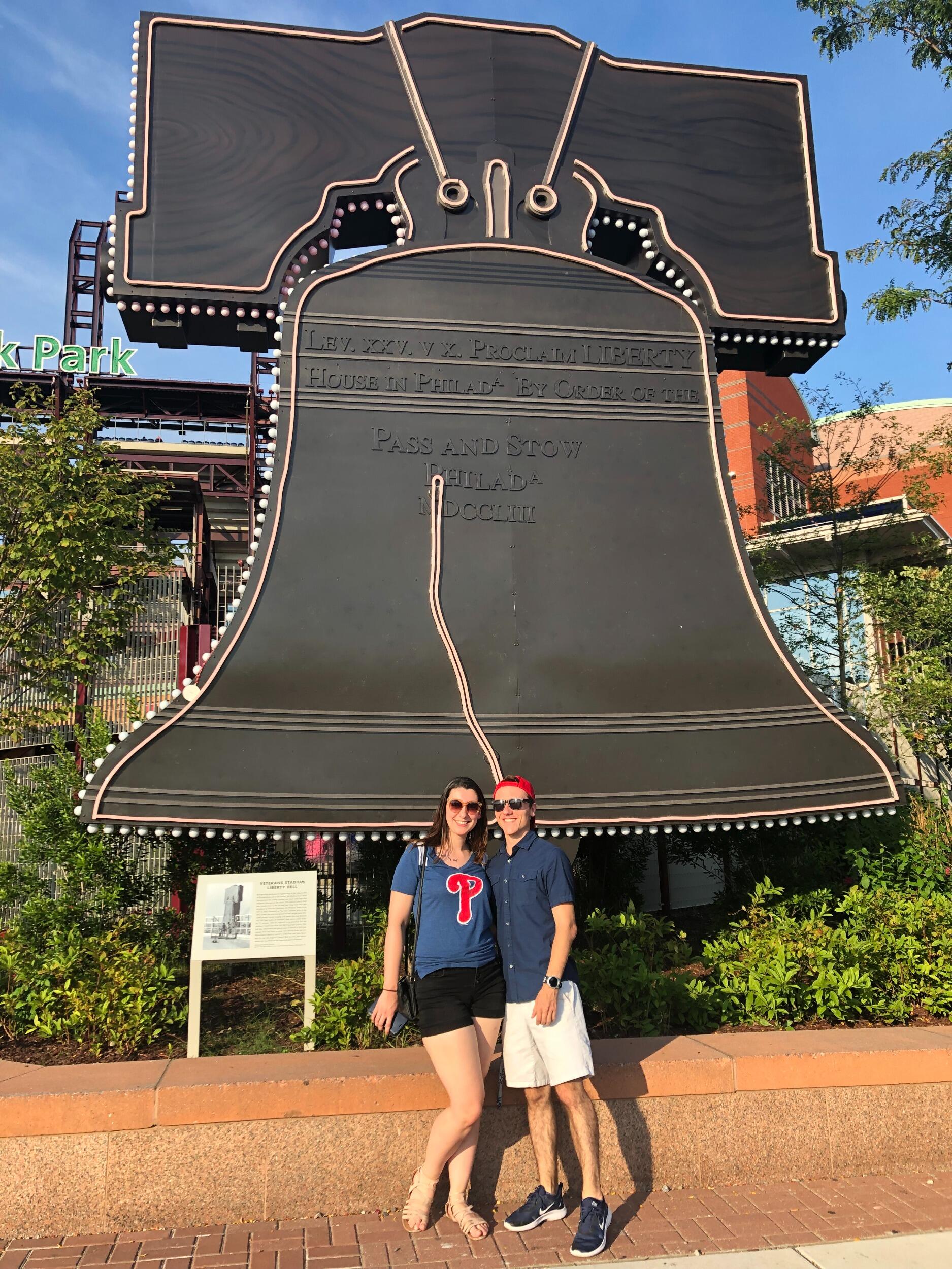 Marissa's first Phillies game in 2019! The first of many. (Fun fact, they lost)