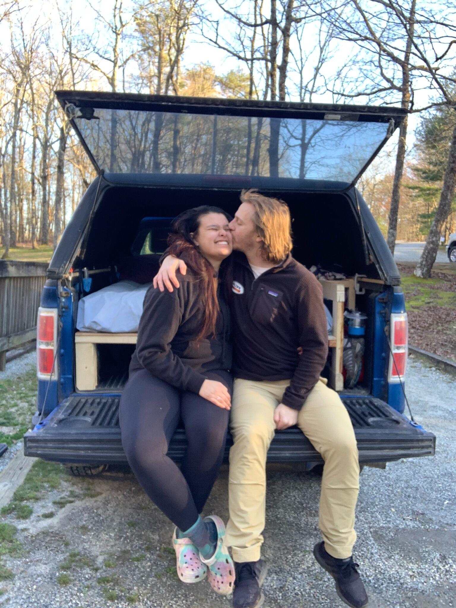 Bob converted the back of the truck into a camper! Over march break, we covered 5,000KM through 10 states over 8 days.  