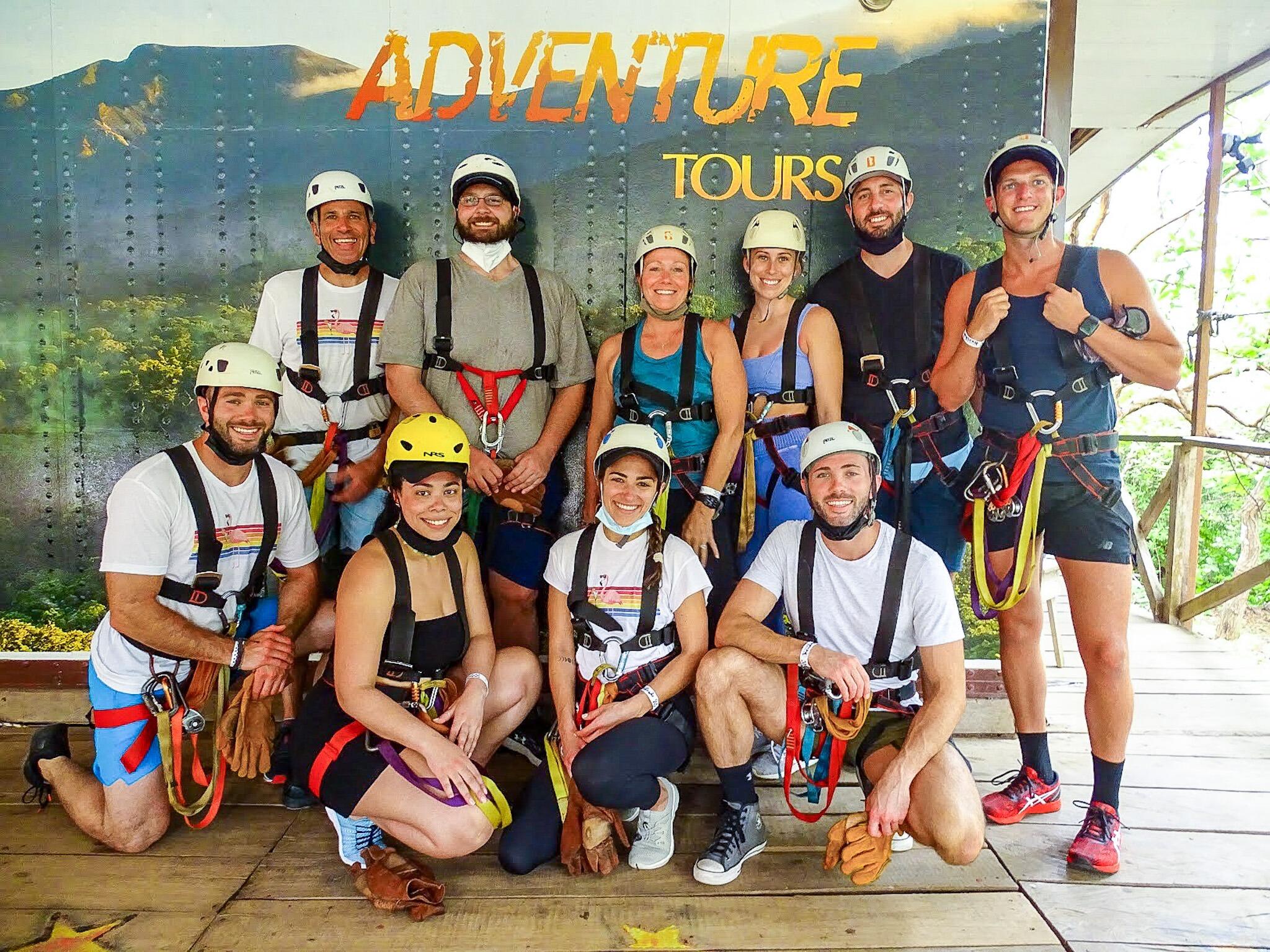 Zip lining in Costa Rica! 