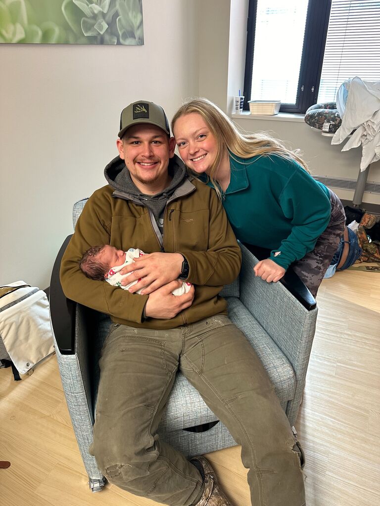 We became auntie Heather and uncle Jared to sweet Colter Ray