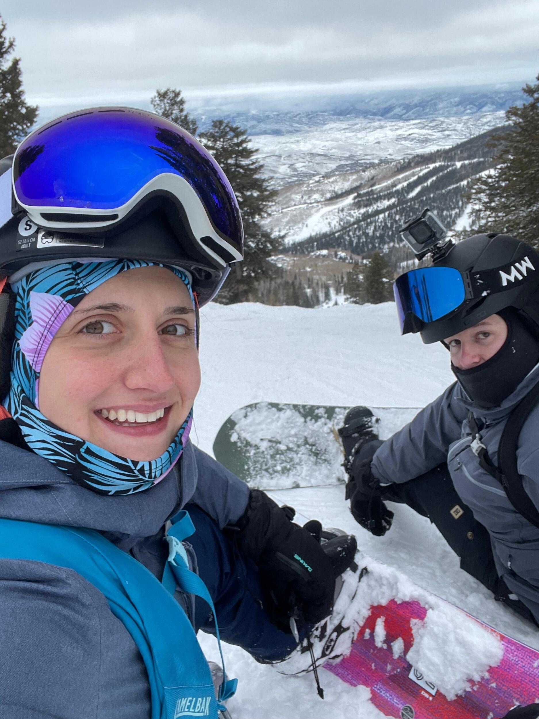 Snowboarding at Park City, UT!