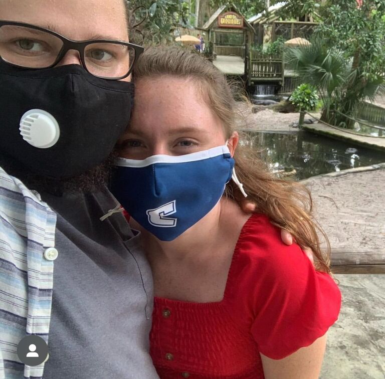Us in St. Augustine, Florida for Hunter's birthday. 