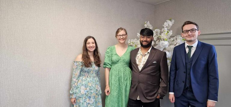 We got legally married in Edinburgh.