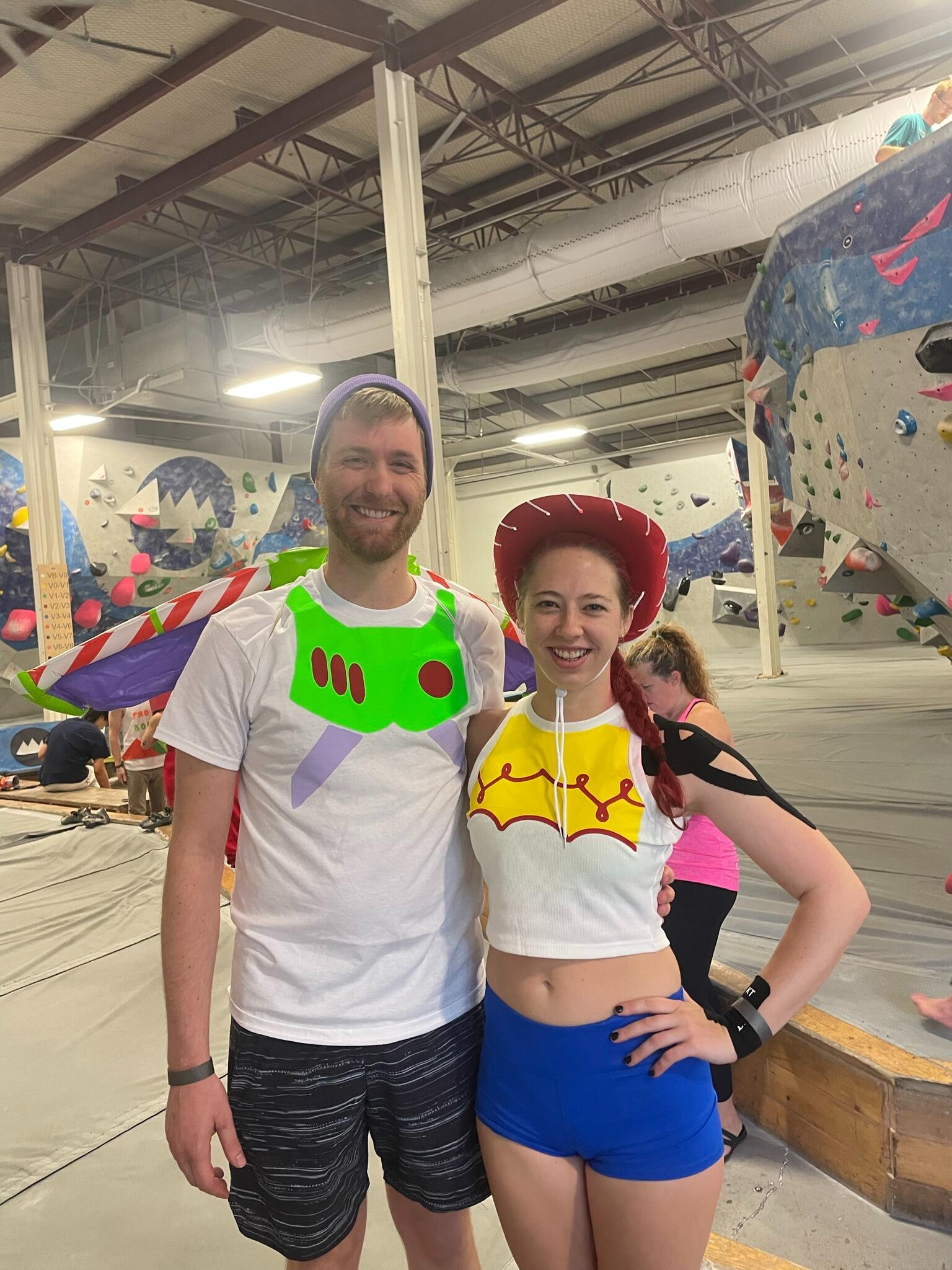 Michael's first climbing competition - 12 Hrs of Movement Misery as Buzz and Jessie