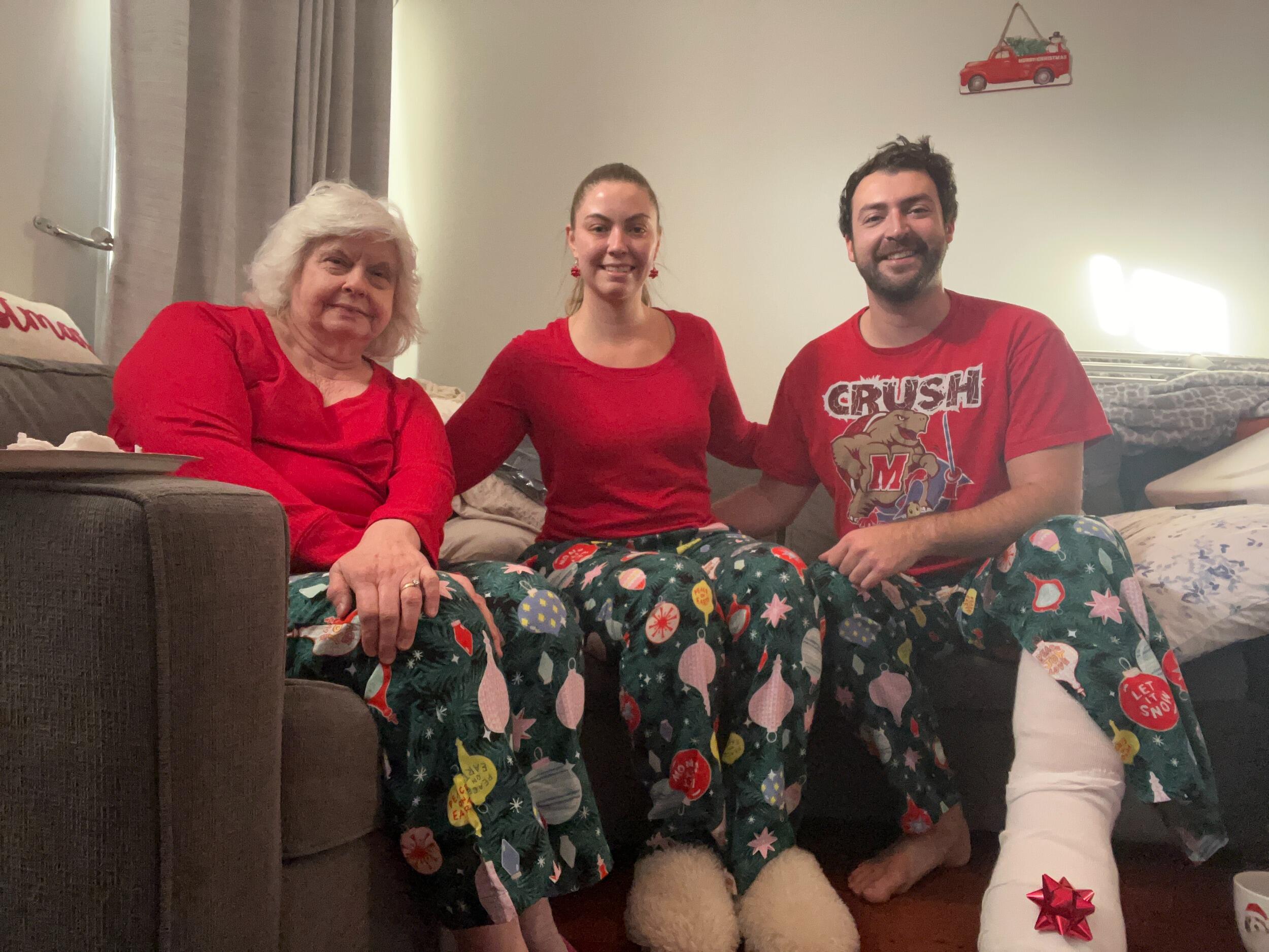 Christmas & Sam's foot reconstruction recovery