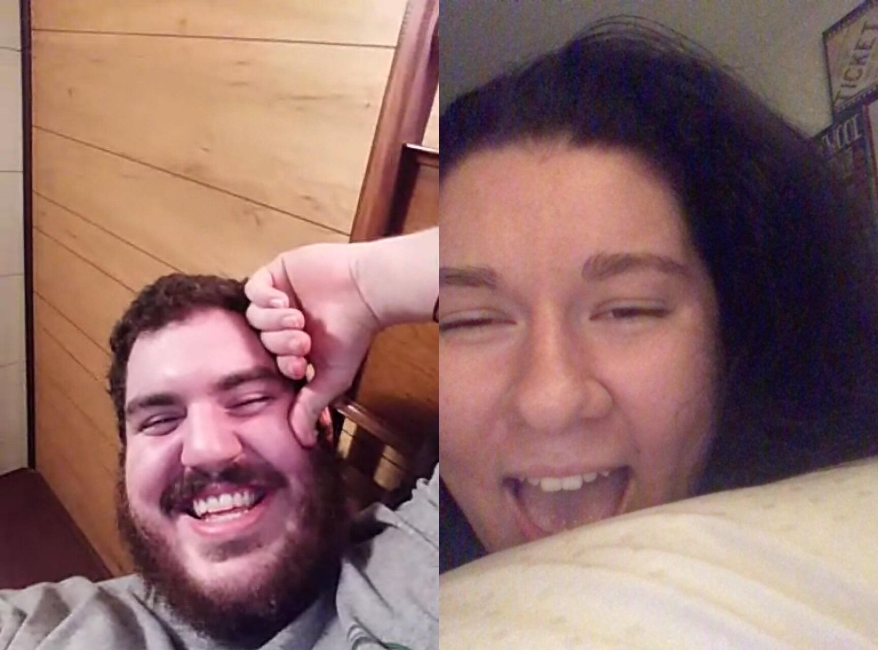 In a long distance relationship, there's a lot of videocalls. Even on birthdays.