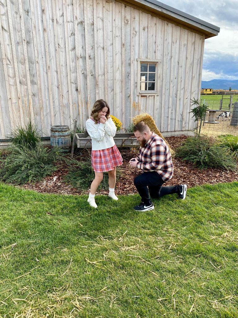 The day we got engaged!