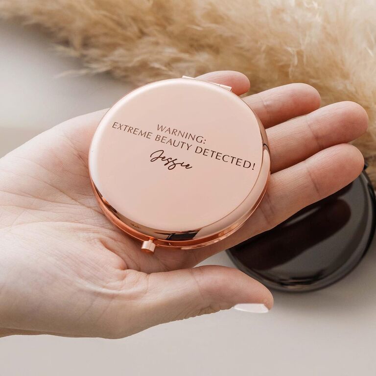 Compact mirror maid of honor gift