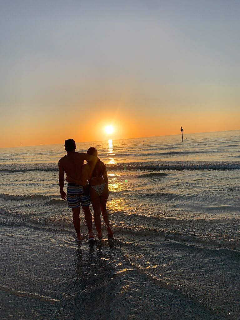 First beach trip together
