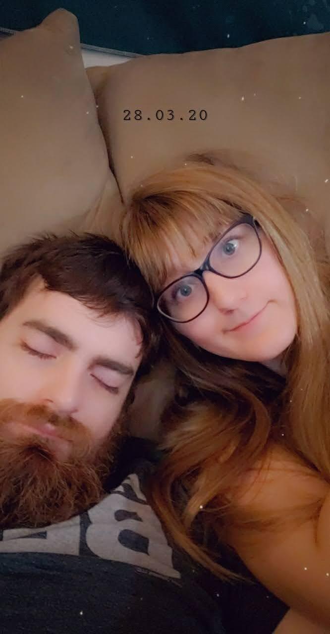At some point in March, Jacob and Jacobi made it official. they both have goldfish memories, though, so neither remembers when exactly their anniversary is. 