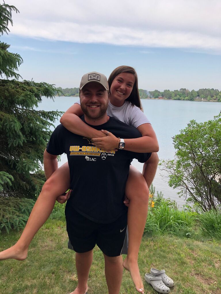 Our first vacation together in Arbor Vitae