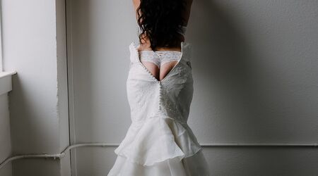 White Fishnet Body Stocking Bridal Lingerie Plus+ US Size 8-24