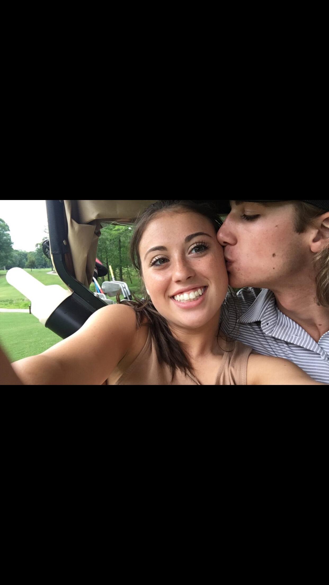 One of Many Days Spent in a Golf Cart