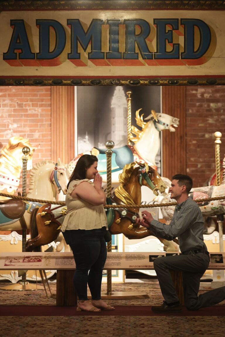 The moment Patrick proposed!