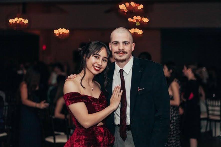 Maggie's senior gala at Cairn University.