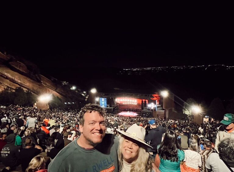 Made it to Denver! Experienced the iconic Red Rocks Amphitheater.