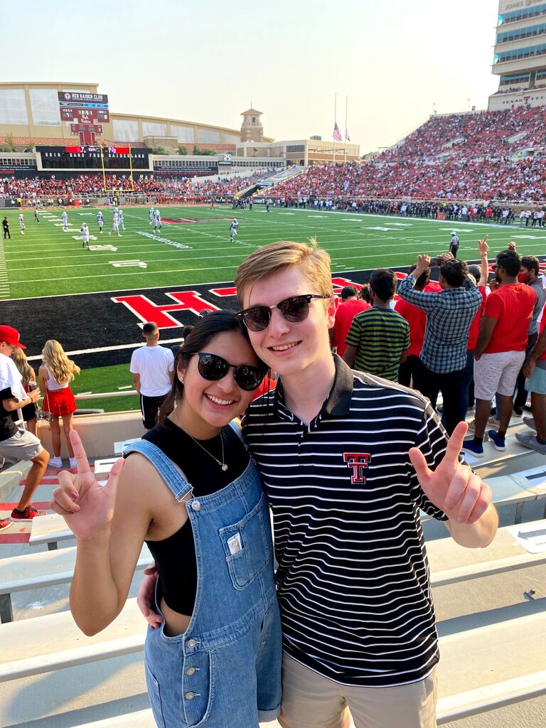 First Texas Tech Football Game Together!