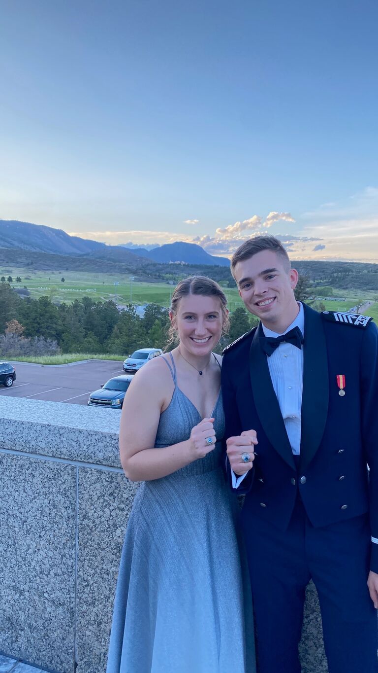 Aaron and I attended ring dance together! 