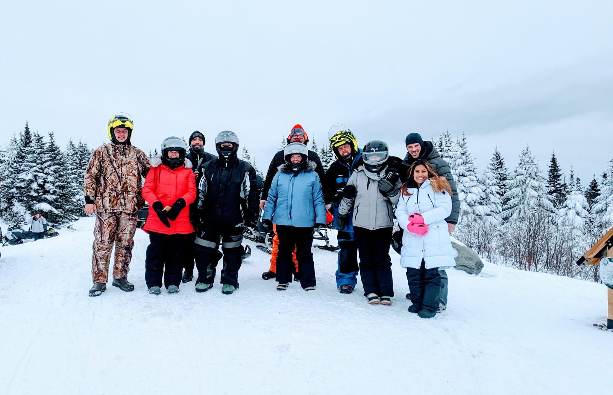 Snowmobiling with Friends! 