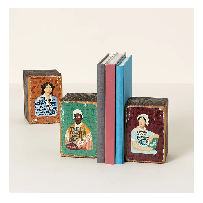 literary book ends for your girlfriend's birthday gift