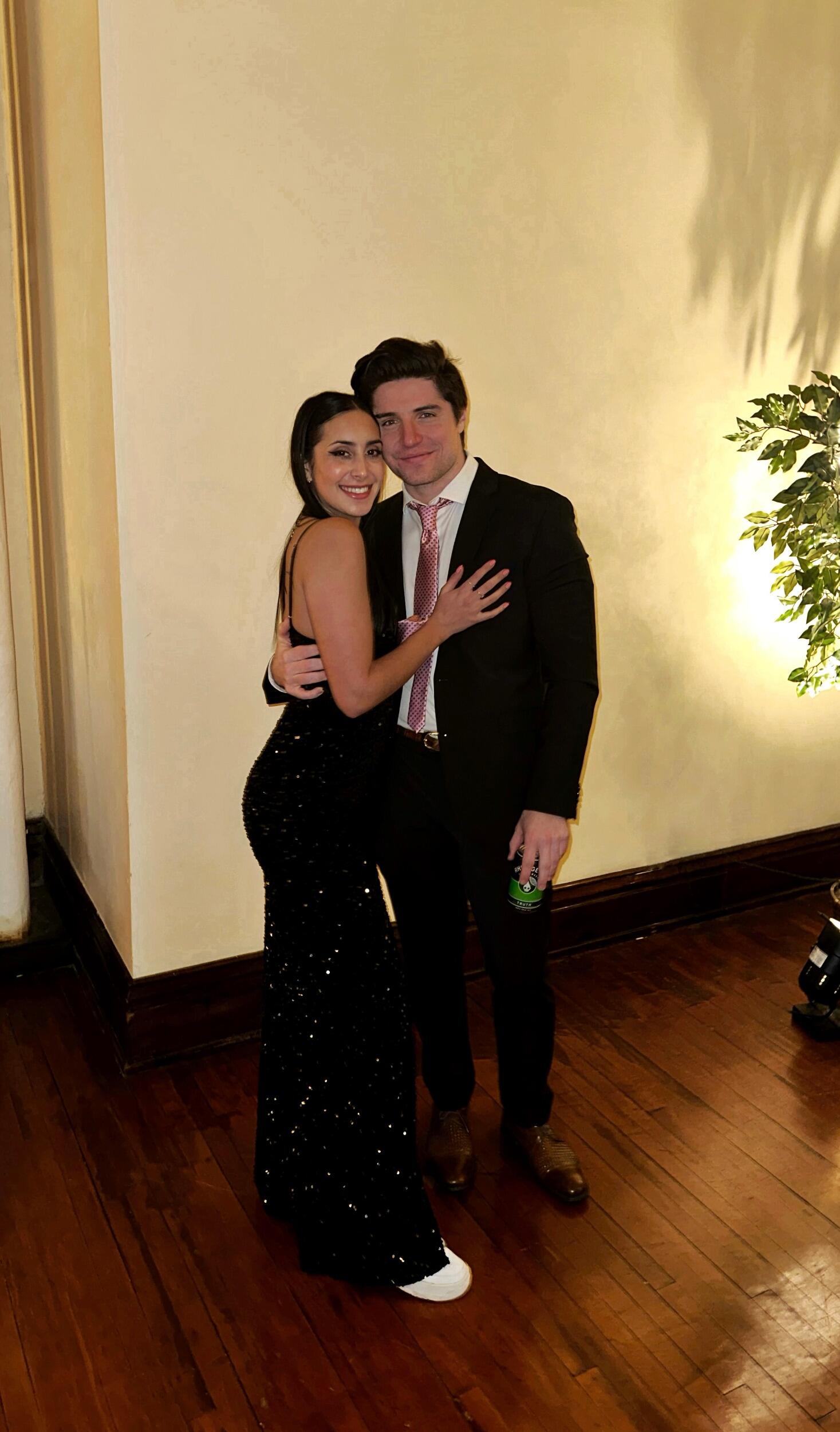 Lila and Tyler at Lila's last Barrister's Ball.