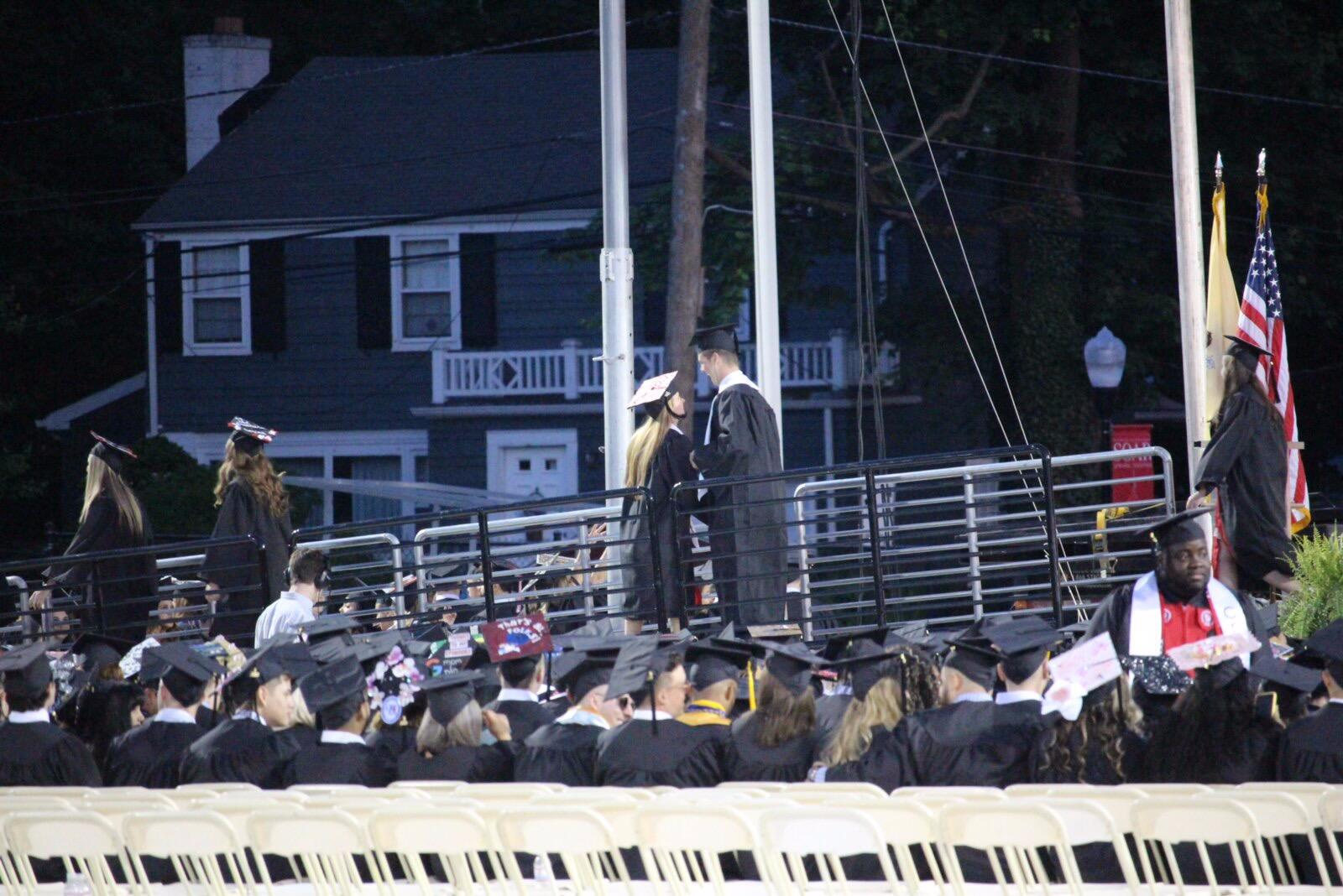 Graduated together from Montclair State University with Business administration degrees, and it was off to a fun post graduate summer together back and forth from Montclair to Ocean Grove.