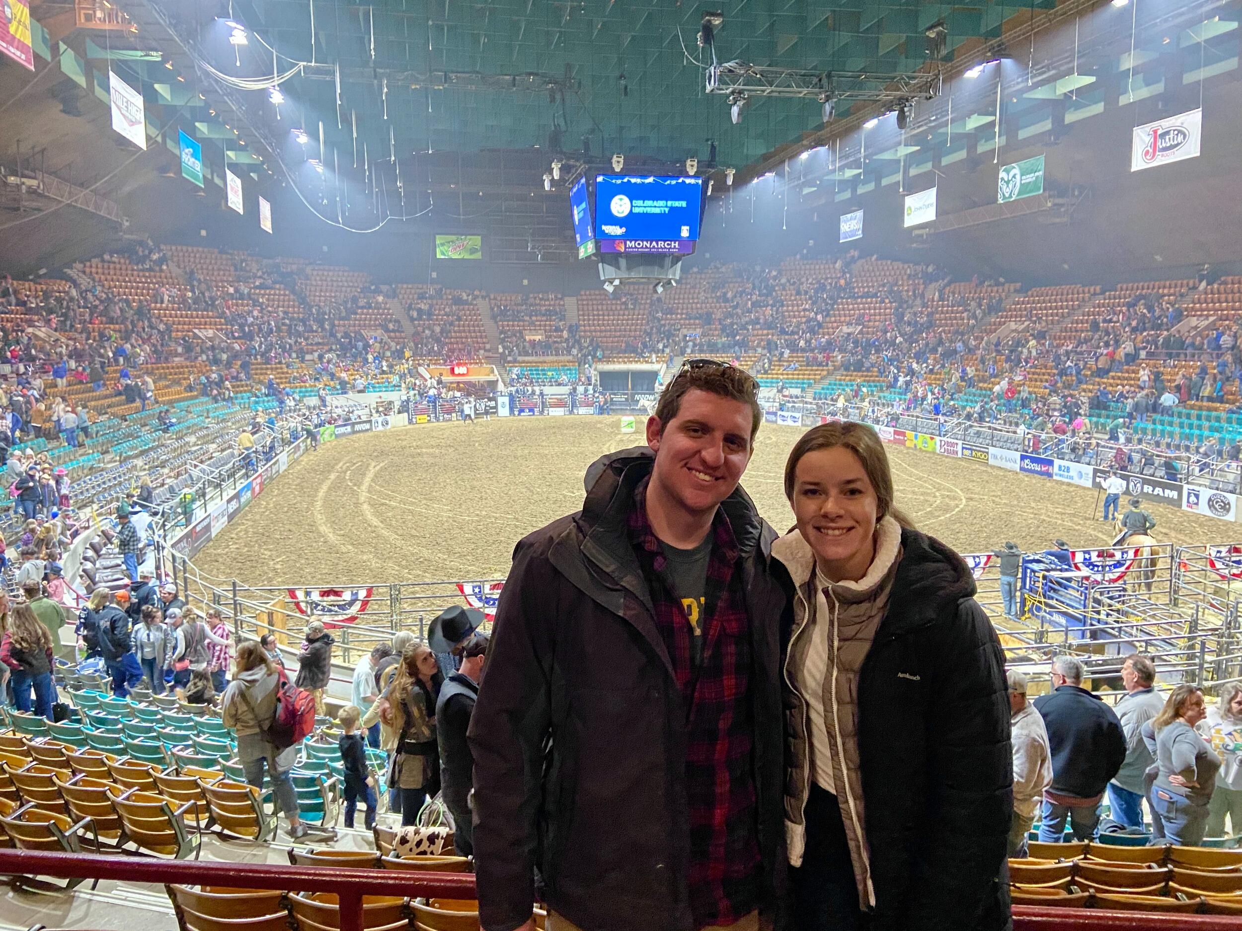 Kyle and Kiana at the National Western Stock show -  a tradition to attend for Kiana's birthday every year!