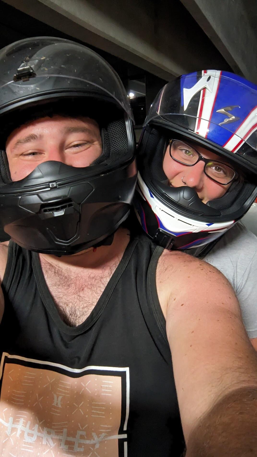 After a month, she went away for a week and I decided I liked it better with her around. So I asked her to be my Ride or Die (pun intended)