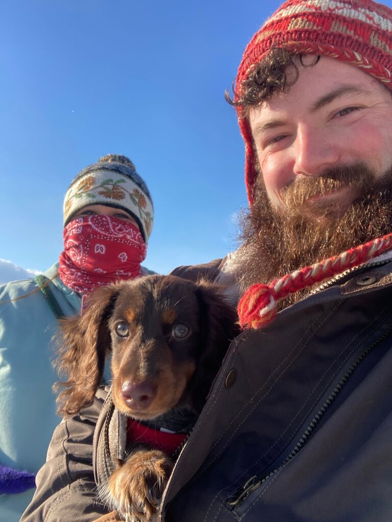 Our northern adventure to go watch dog-sledding!
