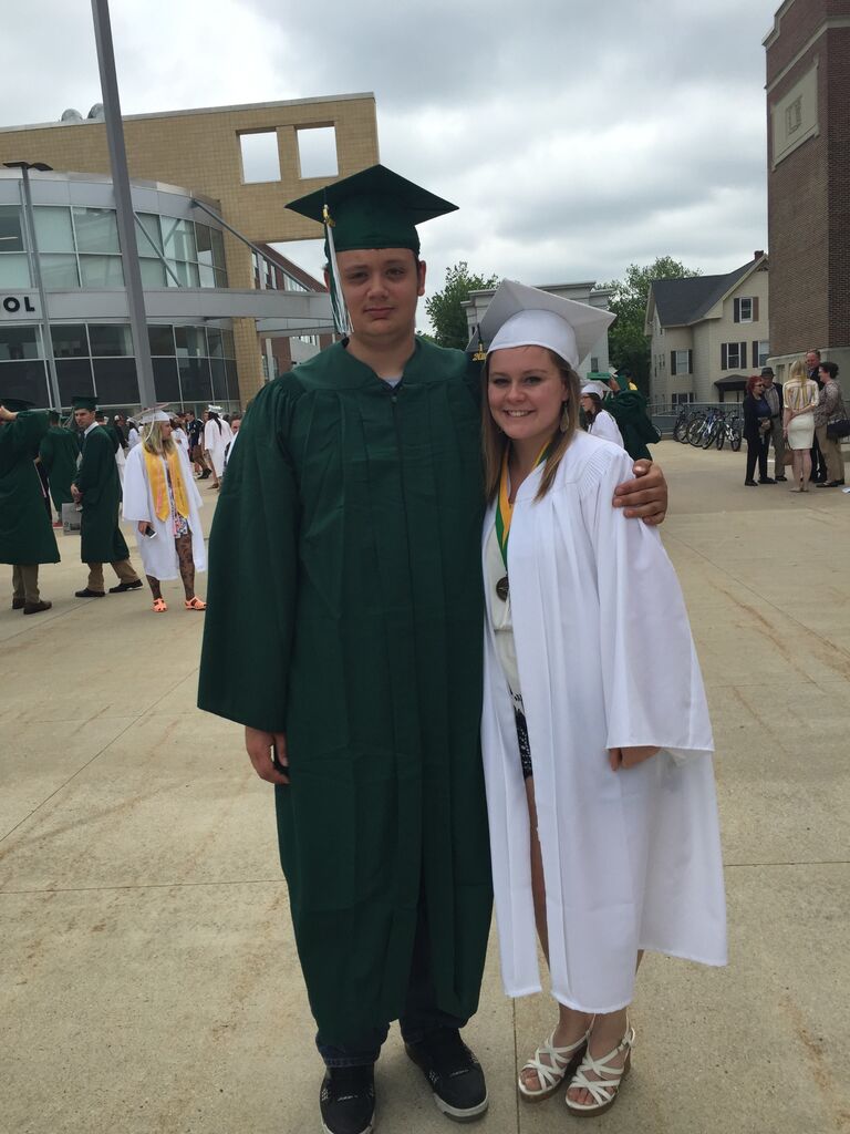 High School Graduation! We met in fall of 2015