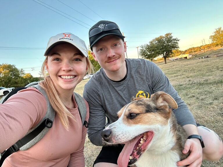 First disc golf date with Bentley