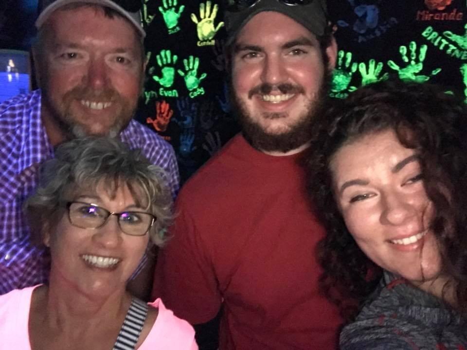 Aunt Tonkie and Uncle Brian Smith vacationed to the BHP to see Kat! The four of us saw the sights and ended up at a black light mini golf course. Kat and A.J. had been dating less than a month...