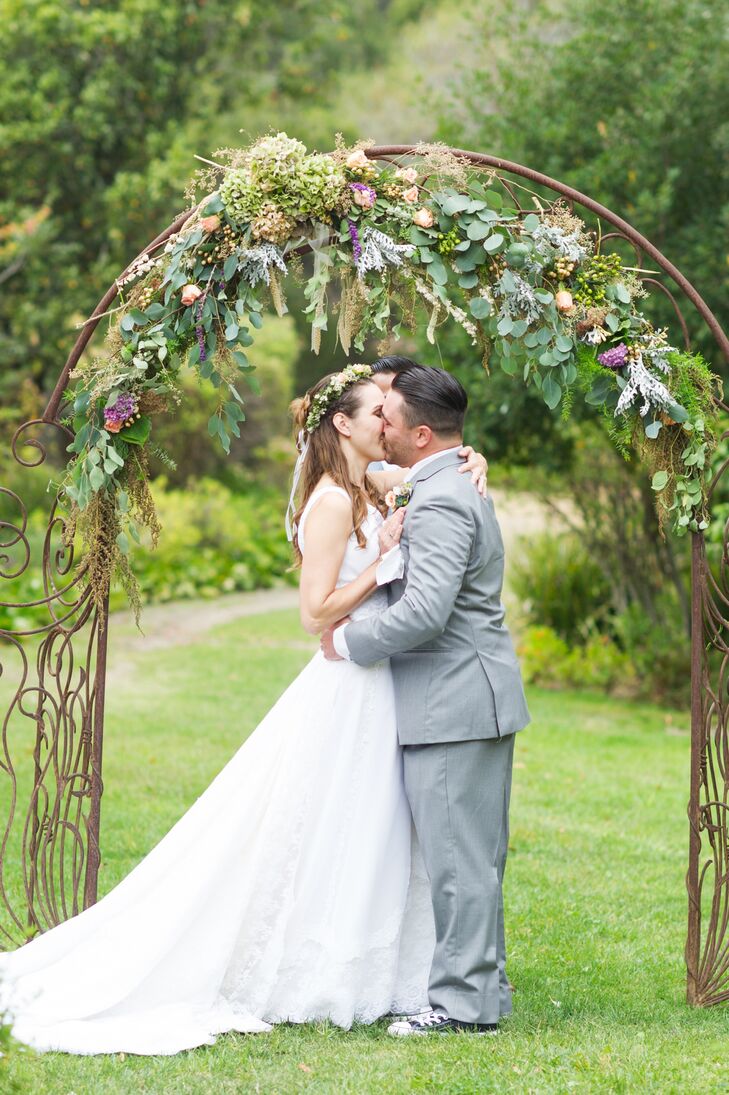 Simple Rustic Wedding Arch