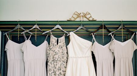 For the bride- dress hangers - Abby Grace Blog